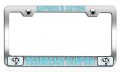 Happiness Is Catching Redbreast Sunfish Fishing Chrome Metal License Plate Frame Tag Holder Z94 