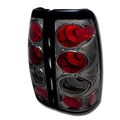 Smoke Euro Tail Lights For Silverado And Sierra Waterproof Right Side Pair Part Number 03-cl9902tlag2sm 