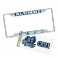 Old Dominion University Metal License Plate Frame And Sticker For Front Or Back Of Car Officially Licensed Sticker Combo Alumni 