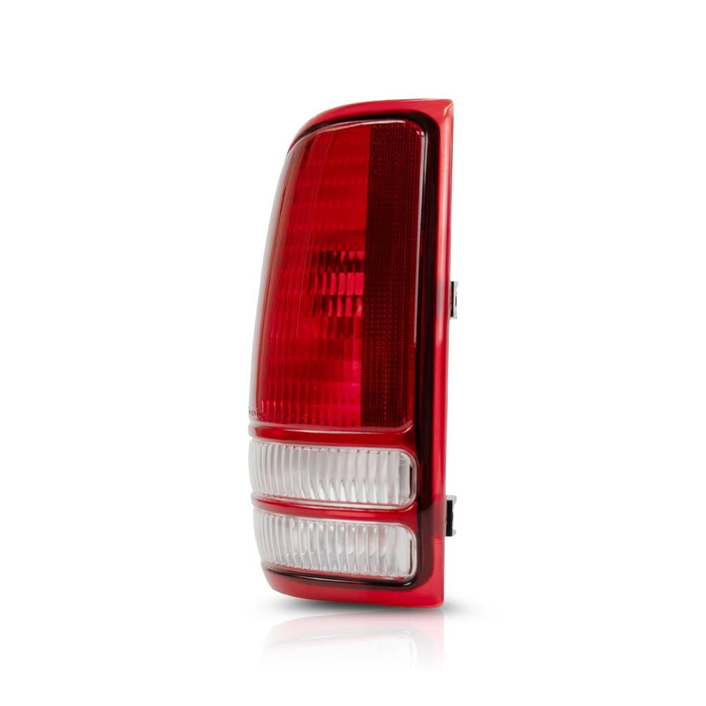 Tail Light Assembly For Dodge Dakota 1997 2004 Driver Side Lens And Housing Replacement 55055113 Ch2800126 Halogen Clear Red