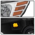 Acanii For 2009-2020 Dodge Journey Replacement Headlight Headlamp With Chrome Trim Driver Side Only