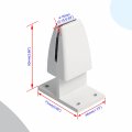 Aopin Office Desk Divider Clip Sneeze Guard Clamp Partition Bracket Support Holder Privacy Screen For Computer Room T Shape