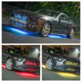 Ledglow 4pc Million Color Multi-color Led Underbody Underglow 2pc Interior Footwell Accent Lighting Kit For Cars 18 Solid