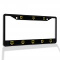 Metal Insert License Plate Frame Deutschland Weatherproof Car Accessories Black 2 Holes Solid 