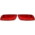 Rear Reflector Pair For Hyundai Santa Fe 2007 2008 2009 Driver And Passenger Side Capa Certified Hy2830100 Hy2831100 92408 