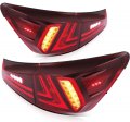 Tail Light Assembly Pair Replacement For Lexus Is F 2008-2012 For Is250 2006-2012 Is350 Red Housing Clear Lens Driver Passenger 