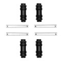 Disc Brake Hardware Set For Ford Crown Victoria 2003 To 2011 Front Position Alx-pau-df-340-42011-cla5 Black Standard Style 