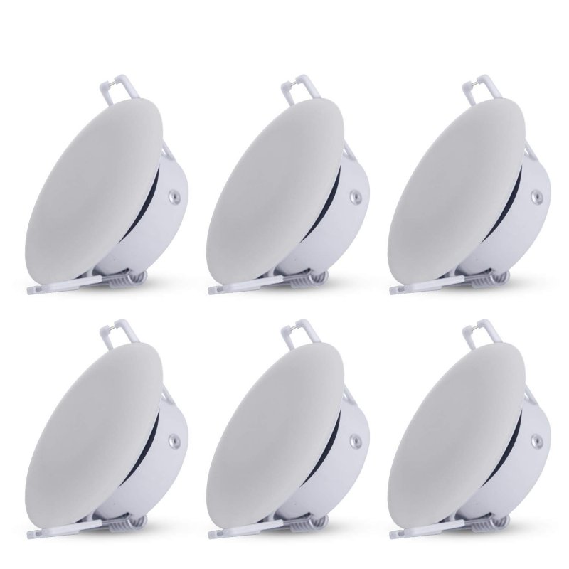 3 In Led Rv Puck Light 12v Interior Recessed Mount Down For Motorhomes Camper Caravan Trailer Boat 4000k Cool White 6 Pack