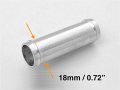 Autobahn88 Straight Aluminum Alloy Vacuum Hose Joiner Od 0 72 18mm