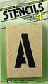 Hy-ko St-4 4 Reusable Carded Number Letter Stencil 