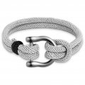 Fegve Small Titanium Key Ring With Screw Shackle Car Fob Keychain Heavy Duty Strong Mini D Rings -1 3 Inch 9mm Silver 4 Pack 