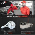 A-premium 2pcs Engine Motor Mount And Torque Strut Kit Compatible With Mini Cooper 2005 2006 2007 2008 1 6l Replace 22116778610