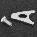 Chrome Steel Distributor Clamp Hold Down With Screw Sbc Bbc Fit For Distributors V8 V6