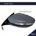 Spieg Vw1320155 Driver Side Mirror Replacement For Volkswagen Passat 2012 Power Heated Turn Signal Blinker Memory Ptm Cover