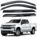 Muco 94515 Window Visor Deflectors 4pcs-black Sun Rain Guard Guards Shade Visors For 07-14 Chevy Silverado Suburban Gmc Yukon 