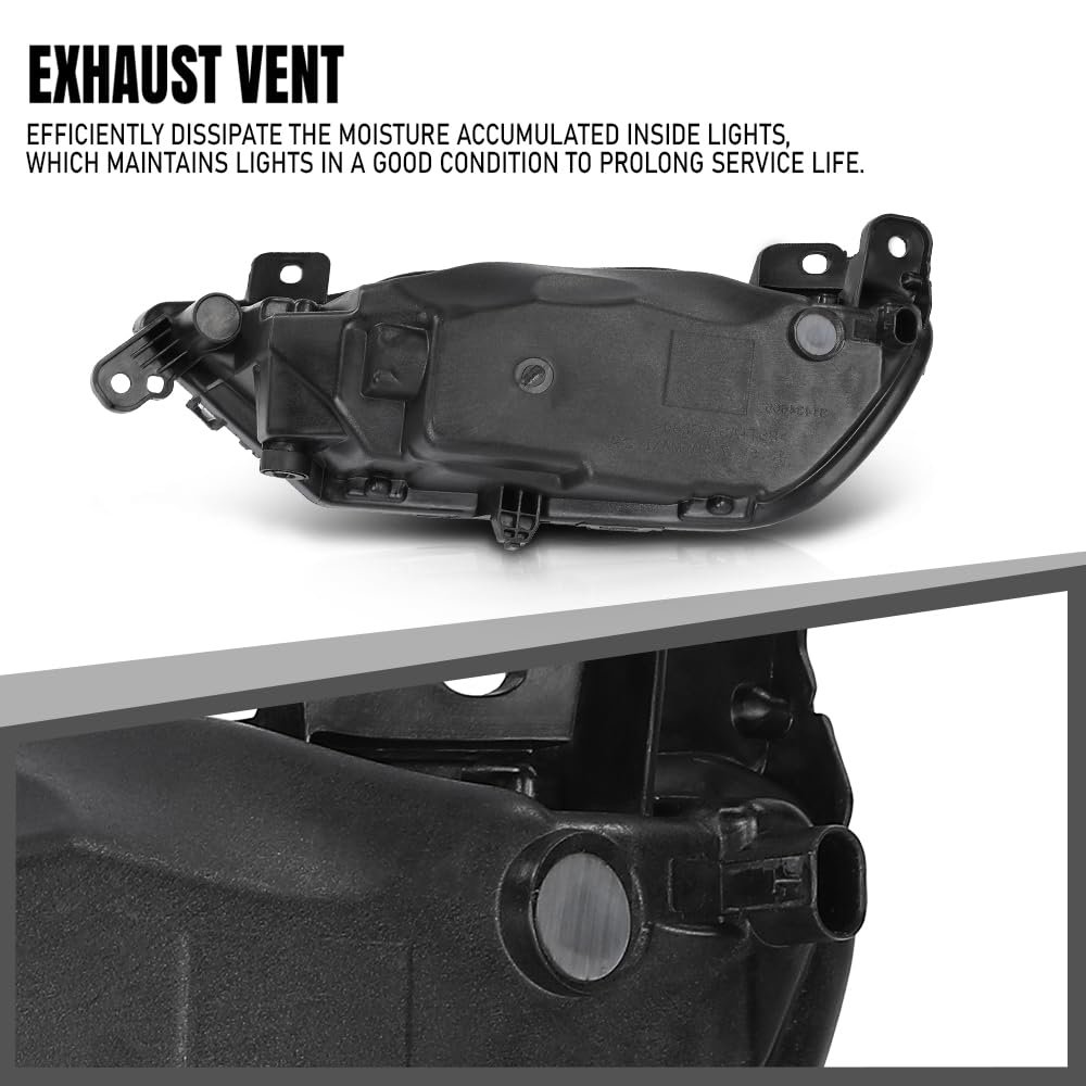 Led Fog Light Front Bumper Lamp Right Side For Volvo Xc90 Xc60 S90 V90 2016 2024 Part Number 31395866 Black
