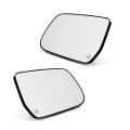 Heated Side Mirror Glass Pair For Chevy Equinox 2010 To 2017 Flat With Backing Plate Replaces 22906957 22906958 Gm1324126 