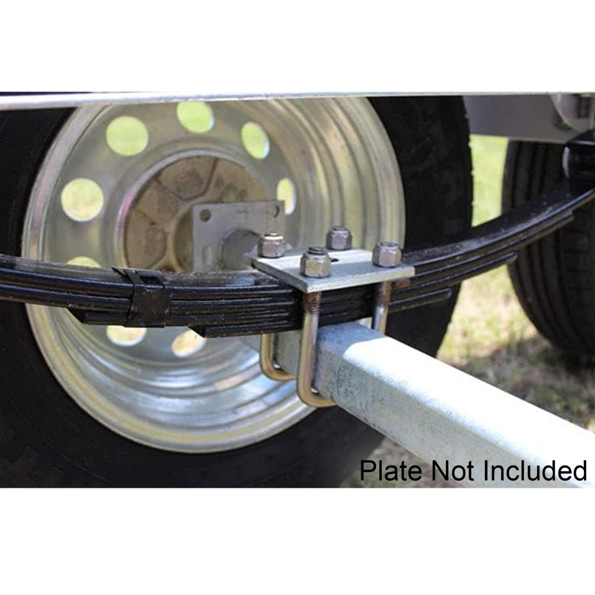 A A Square U Bolts With Hardware For Boat Trailer Electro-galvanized Steel 1 2 Diameter X 2-1 8 6-5 16 2x4 Beam 4 Pack