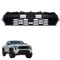 Front Bumper Grille Without Camera Hole Upper Black Honeycomb Style Replacement For Tacoma 2024-2025 