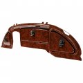 Hecasa Dash Panel Compatible With 2008 5-up Club Car Precedent Tempo Onward Golf Cart Three Door Wood Grain
