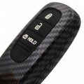 2-layers Hybrid Combo Carbon Key Fob Cover Keychain For 2022 2023 Honda Civic Accord Cr-v Hr-v V Pilot Si Ex Ex-l Touring