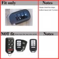 2-layers Hybrid Combo Carbon Key Fob Cover Keychain For 2022 2023 Honda Civic Accord Cr-v Hr-v V Pilot Si Ex Ex-l Touring