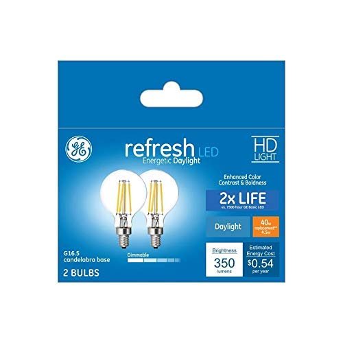 Ge Refresh 40-watt Eq Daylight Dimmable Light Bulbs 2-pack