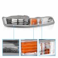 Amerilite Replacement Bumper Parking Lights Amber Lh Rh Pair For 1994-1997 Acura Integra Passenger And Driver Side