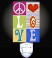 Peace And Love Decorative Night Light 