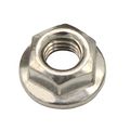 Stainless Steel Flange Nut Metricpack Of 20 Piece M8 Thread Pitch 1 25 Mm