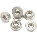 Stainless Steel Flange Nut Metricpack Of 20 Piece M8 Thread Pitch 1 25 Mm