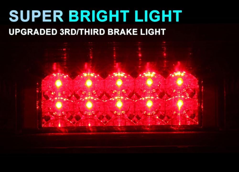 Led Bar Third Brake Light For Ford F150 Pickup 2004 2008 Tail Cargo Lamp With Smoky Lens And Clear Housing Fo2890103