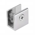 Uxcell Glass Shelf Brackets Zinc Alloy Clamp Clip Holder Square For 10-12mm Thickness 2pcs
