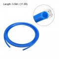 Uxcell Pneumatic Tubing Air Compressor Tube Hose Pu Line 8mm Id X 12mm Od 3 5m 11 5ft Blue
