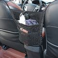 3 Layer Cargo Net Organizer Seat Back Bag Tissue Purse Holder Driver Storage Netting Pouch