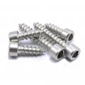 M2 100pcs Tapping Screws Stainless Steel Hex Socket Cap Head Self-tapping Screw M2 X 16mm