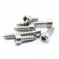 M2 100pcs Tapping Screws Stainless Steel Hex Socket Cap Head Self-tapping Screw M2 X 16mm