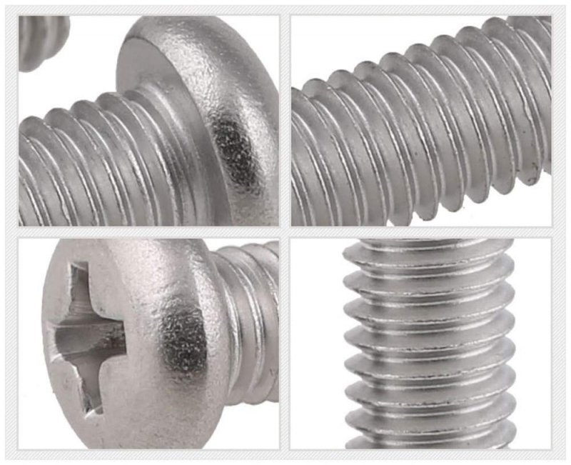 Guard4u 750pcs 15-size Metric M1 2 4 6 7 Stainless Steel Phillips Pan Head Small Machine Screws Assortment Kit