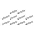 10pcs Round Ended Feather Key 3 X 20mm Carbon Steel Parallel Drive Shaft Stock Machine Keyway For Type Fastening Connection 