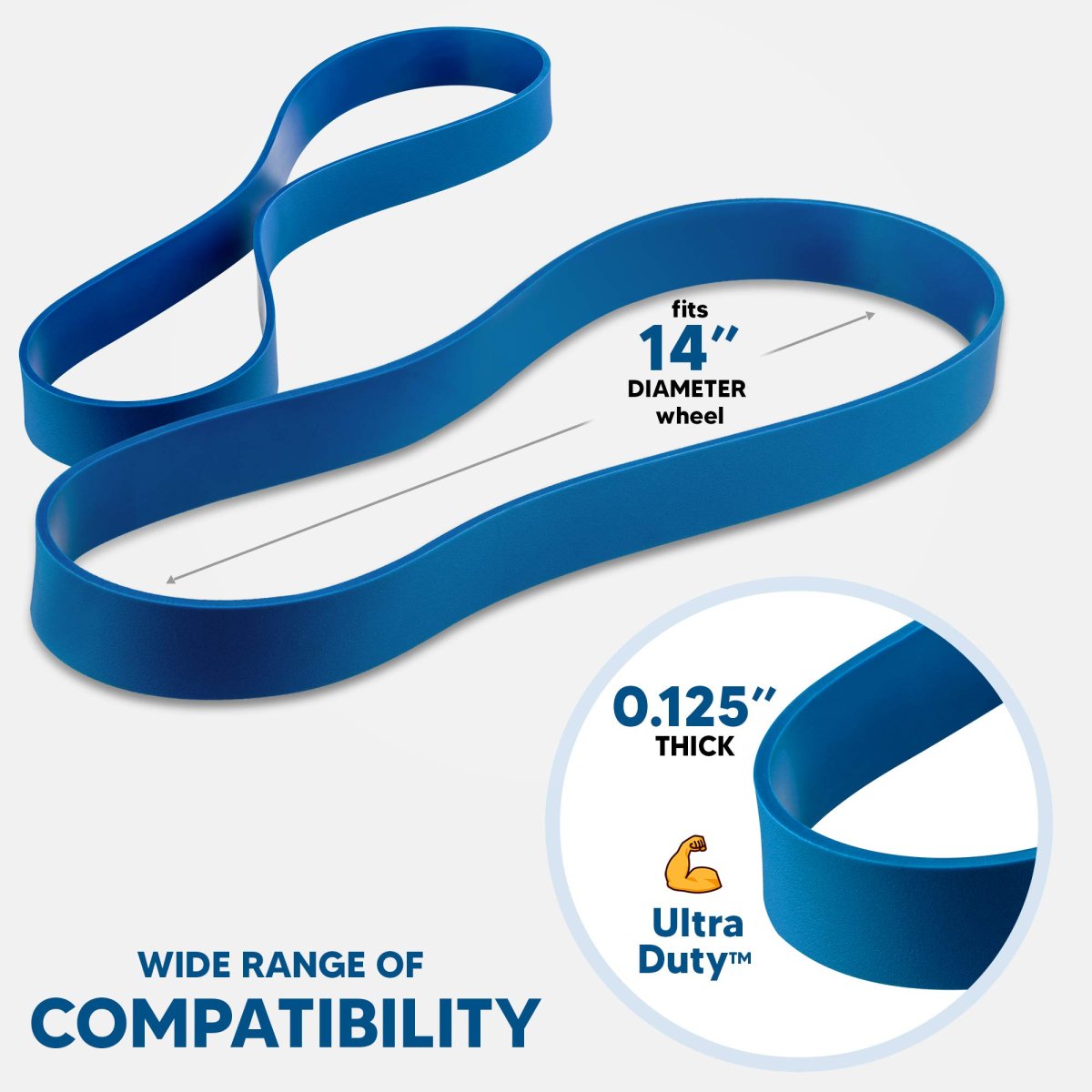Urethane Band Saw Tires For Ridgid Model Bs1400 14 In Bandsaw Tire 2 Pack Ultra Duty 0 125 Thick No Adhesive Needed Blue Max
