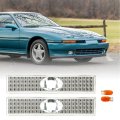 Usr 87-92 Supra Side Marker Lights Front Bumper Sidemarkers Lamps Set Left Right For 1987-1992 Toyota Mk 3 Chassis Clear Lens 