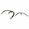 A-partrix 2pcs Front Brake Line Hose Hydraulic Fits Oldsmobile Aurora 1997-2003 Pontiac Bonneville 2000-2005 Buick Lesabre Park 