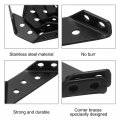 Uxcell 12 Pcs Multifunction Triangle Corner Brace 2 6 X 0 9 Shelf Support Connector Bracket For Cabinet Shelves And Cupboard