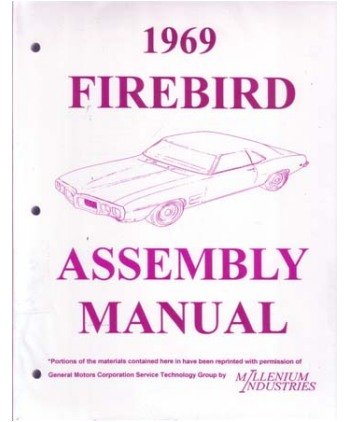 1969 PONTIAC FIREBIRD Assembly Manual Rebuild 