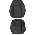 Front Driver Side Bottom And Top Back Replacement Seat Covers Microfiber Leather Black For Mercedes Benz Ml320 Ml350 Ml450 