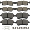 Brake Pads Front Rear D1629-8655 D1630-8848 Compatible For 2016 2016-2018 Mercedes-benz Gle350 2016-2017 Gle400 2012-2015 Ml350 