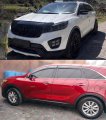 Premium Smoke Tinted Window Visors With Chrome Trim And Clips For 2016 2020 Kia Sorento Low Profile Rain Wind Guards 4 Piece
