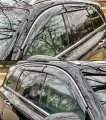 Premium Smoke Tinted Window Visors With Chrome Trim And Clips For 2016 2020 Kia Sorento Low Profile Rain Wind Guards 4 Piece