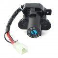 Lirun Ignition Switch Locking Gas Cap Seat Lock 6 Wires Keys For Kawasaki Klx250 250s 250sf Klx125 Kl250