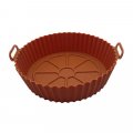 Air Fryer Silicone Liners Pot For Basket Bowl Replacement Of Flammable Parchment Paper Reusable Baking Tray Oven Accessories 